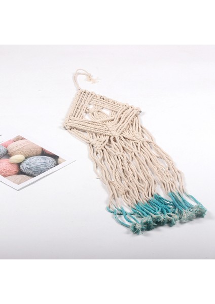 Makrome Dokuma Duvar Asılı Boho Ev Şık Bohem Geometrik Sanat Dekor-Güzel Daire Yurt Odası Dekorasyonu (Yurt Dışından) fırsatları