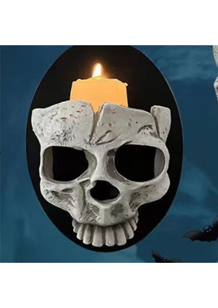 2 Adet Kafatası Mumluk Mumluklar Ürkütücü Çay Işığı Dak Gotik Dekor Cadılar Bayramı Noel Için (Yurt Dışından) modelleri