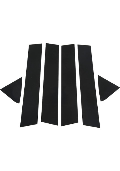 Dodge Charger 2006-2010 Için Araba Pencere Ayağı Sonrası Çıkartma Trim, Yan Kapı Pencere Kapağı Trim Değiştirme (Parlak Siyah) (Yurt Dışından)