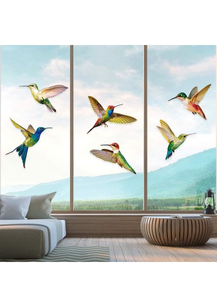 6 Adet Büyük Boy Kuş Pencere Tutunur Çarpışma Önleyici Pencere Tutunur Çıkartmaları Pencere Camına Kuş Çarpmasını Önlemek Için (Yurt Dışından) modelleri