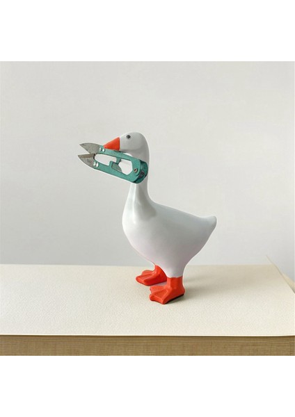 Manyetik Kaz Ördek Anahtar Tutucu, Oda Süslemeleri Sevimli Figürler Süs Kaz Merch Hayvan Heykelleri Ev Dekor Için (Yurt Dışından) indirimleri