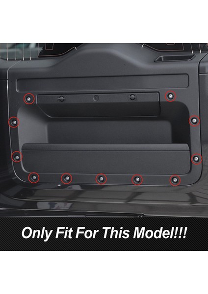 11 Adet Araba Kuyruk Kapı Vidası Kapak Vidası Koruma Trim Land Rover Defender 2020 2021 Için Kırmızı (Yurt Dışından) indirimleri