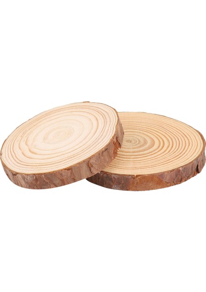 10 Adet Doğal Ağaç Yuvarlak Ahşap Kütük Dilim Düğün Centerpiece Kabuğu Masa Süsü (Yurt Dışından) fırsatları