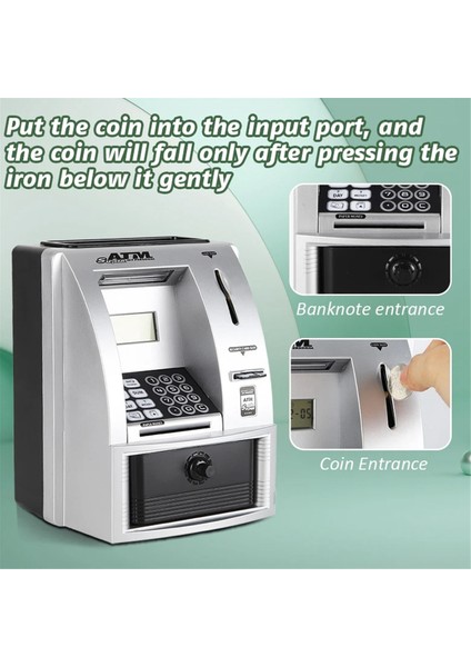 Para Için Akıllı Atm Kuma Mini Banknot Para Kutuları Çocuklara Para Yönetimini Öğretmek Için Sesli Atm Makinesi (Yurt Dışından) fiyatları