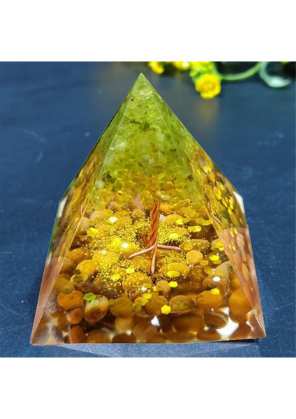 50MM Kristaller Orgon Piramit Enerji Jeneratörü Doğal Peridot Reiki Çakra Meditasyonu S4 (Yurt Dışından) indirimleri