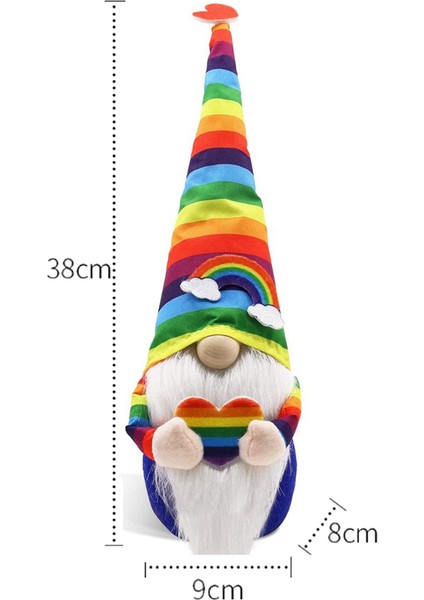 Gurur Ayı Cüceler Gökkuşağı Iskandinav Renkli Ev Dekor Lgbtq Neşelenme Hediyesi (Yurt Dışından) modelleri