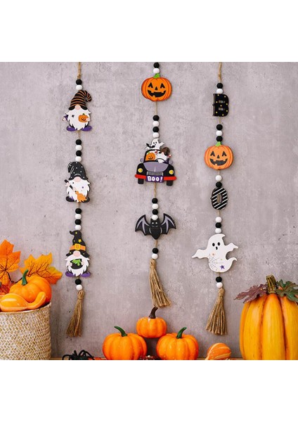 Cadılar Bayramı Boncuk Garland Cadılar Bayramı Dış Mekan Süslemeleri Boho Tepsi Cadılar Bayramı Süslemeleri Cadılar Bayramı Hayalet Boncuk Cadılar Bayramı (Yurt Dışından) modelleri