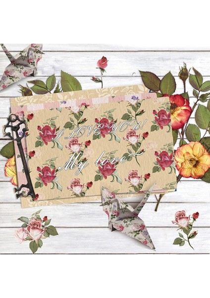 12X12 Inç Çift Taraflı Suluboya Çiçek Kart Stoğu, 24 Sayfa Bahar Pembe Gül Koleksiyon Defteri Kağıdı, Dıy Yapımı Kartlar Için (Yurt Dışından)