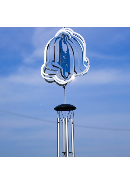 3D Rüzgar Döndürücülü Dış Mekan Rüzgar Çanları, Bahçe Arka Bahçe Zili Için Kadınlar Erkekler Için Hediyeler (Yurt Dışından) modelleri
