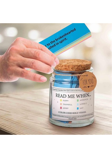 Adet Umut Kavanozu Incil Ayetleri Kavanozdaki Incil Ayetleri Cam Dua Kavanozu Dua Kavanozu Incil Kavanozu Duygular Için Incil Ayetleri (Yurt Dışından) fırsatları