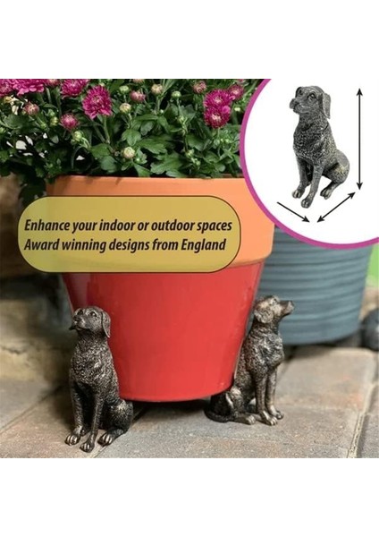 Mini Saksı Ayakları, Sevimli Hayvan Şekilli Saksı Ayakları Hayvan Figürleri Süsler Saksı Destek Ayakları, Iç ve Dış Mekanlar Için (Yurt Dışından)