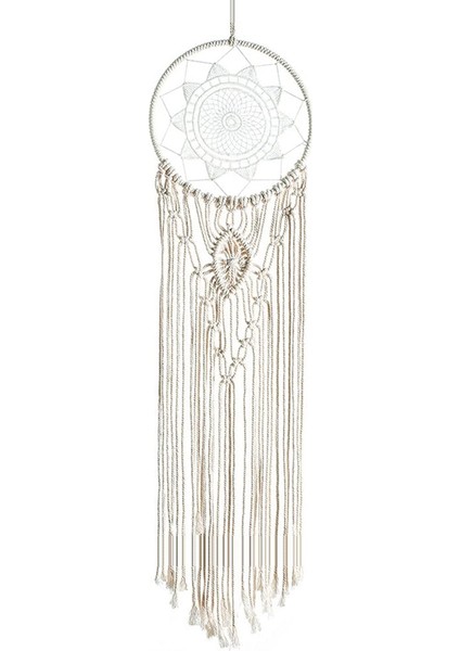El Dokuma Dreamcatcher Daire Makrome Seti Makrome Duvar Asma Malzemeleri Zanaat Makrome Duvar Asma Malzemeleri (Yurt Dışından)