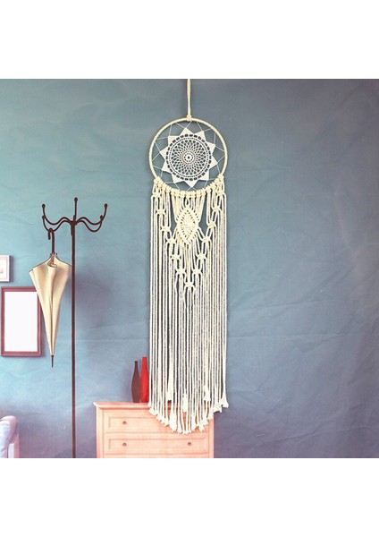 El Dokuma Dreamcatcher Daire Makrome Seti Makrome Duvar Asma Malzemeleri Zanaat Makrome Duvar Asma Malzemeleri (Yurt Dışından) fırsatları