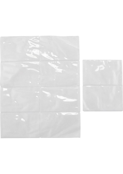 Kimlik Kartları, Bant Kartları Vb. Için 10 Adet Yumuşak Şeffaf Plastik Kart Kollu Koruyucuları. (Yurt Dışından)