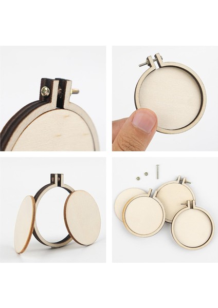 20 Paket Mini Nakış Kasnağı Ahşap Yuvarlak Çapraz Kasnak Ahşap Kasnaklar Sergileme Çerçevesi Daire Dıy El Sanatları Için (Yurt Dışından) fırsatları