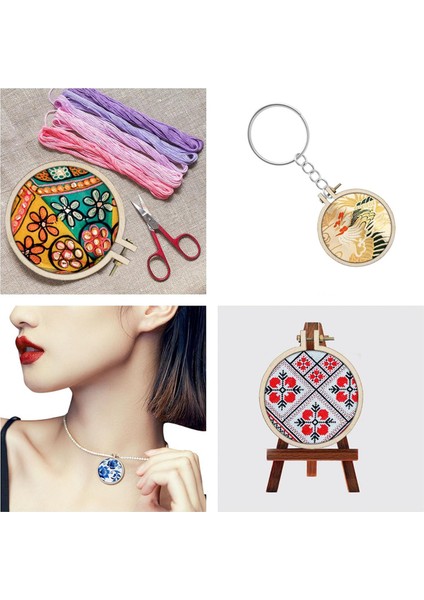 20 Paket Mini Nakış Kasnağı Ahşap Yuvarlak Çapraz Kasnak Ahşap Kasnaklar Sergileme Çerçevesi Daire Dıy El Sanatları Için (Yurt Dışından) indirimleri