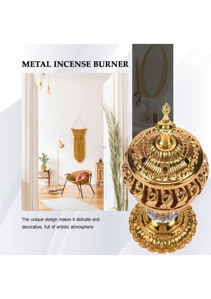 Tütsü Brülör Tütsü Bakhoor Kömür Tütsü Brülör Metal Arap Buhurdan Masaüstü Dekor Tütsü Çubukları Konileri (Yurt Dışından) modelleri
