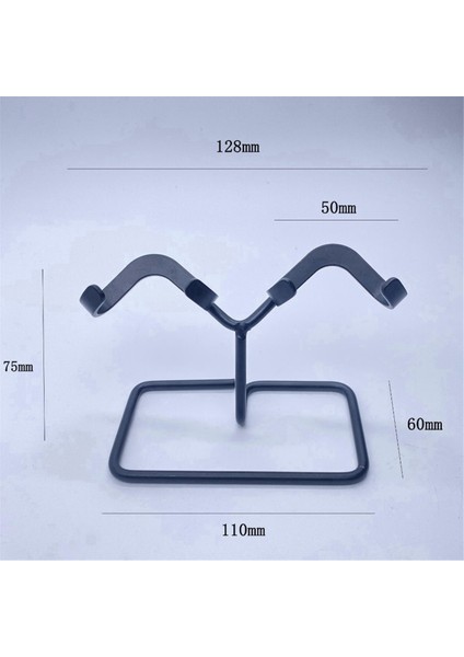 Doğal Kristal Kalp Taşı Maden Standı Tutucu Küme Fosil Numune Depolama Ekran Rafı Taban Braketleri Siyah (Yurt Dışından) fiyatları