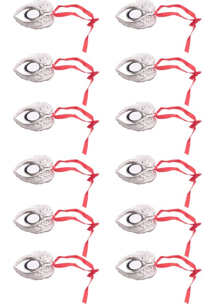 12 Adet Melek Kanat Şekli Boş Sıcak Transfer Baskı Süblimasyon Süs Dekorasyon Noel Ağacı Dekor Noel Partisi Için (Yurt Dışından) modelleri