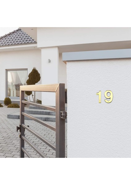 3D Rakamlı Kapı Plakası Ev Çekmecesi Işareti Kapı Rakamları 0 Ila 9 Abs Rakam Etiketi Otel Ev Etiketi Adres Kapı Etiketi Altın (Yurt Dışından) modelleri