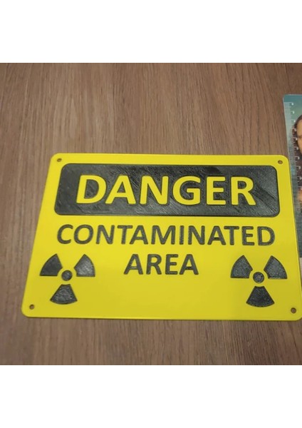 Tehlike Kirlenmiş Alan Nükleer Radyasyon Işareti / Tehlike - Yenilik Işareti (Yurt Dışından) fırsatları