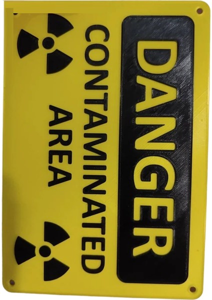 Tehlike Kirlenmiş Alan Nükleer Radyasyon Işareti / Tehlike - Yenilik Işareti (Yurt Dışından) indirimleri