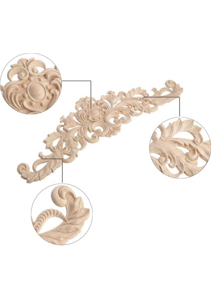 2 Adet Zanaat Ahşap Dolap Mobilya Oyma Köşesi Ahşap Süs Ahşap Süsler El Yapımı (Yurt Dışından) fırsatları