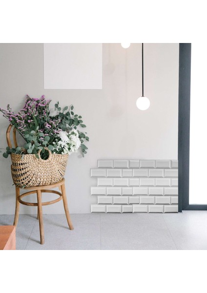 12 Adet 3D Tuğla Duvar Stickerı Kendinden Yapışkanlı Su Geçirmez Pvc Duvar Kağıdı Banyo Yağ Geçirmez Mutfak Çıkartmaları Dıy Ev B (Yurt Dışından) modelleri