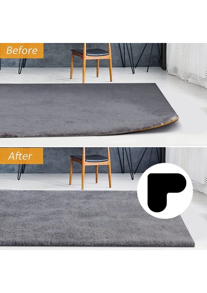 Halı Tutucu, 8 Pcs Çift Taraflı Kaymaz Halı Pedleri Halı Bandı, Parke Zeminler ve Fayans Için Halı Bandı Köşe Yan Tutucular (Yurt Dışından) fiyatları