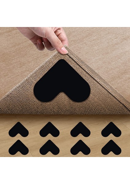 Halı Tutucu, 8 Pcs Çift Taraflı Kaymaz Halı Pedleri Halı Bandı, Parke Zeminler ve Fayans Için Halı Bandı Köşe Yan Tutucular (Yurt Dışından) modelleri
