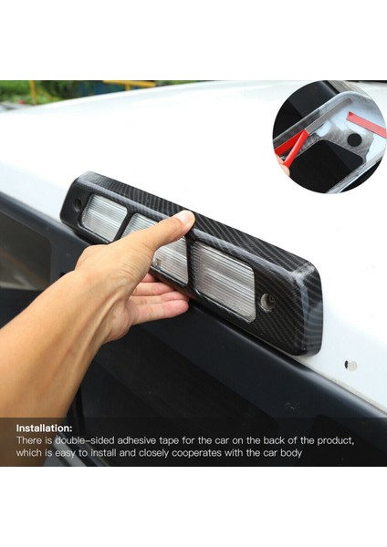 Arka Yüksek Üçüncü 3rd Fren Aydınlatma Koruması Ayar Kapağı Abs Ford F150 F-150 2009 2010 2011 2012 2013 2014 (Karbon Fiber) (Yurt Dışından) indirimleri