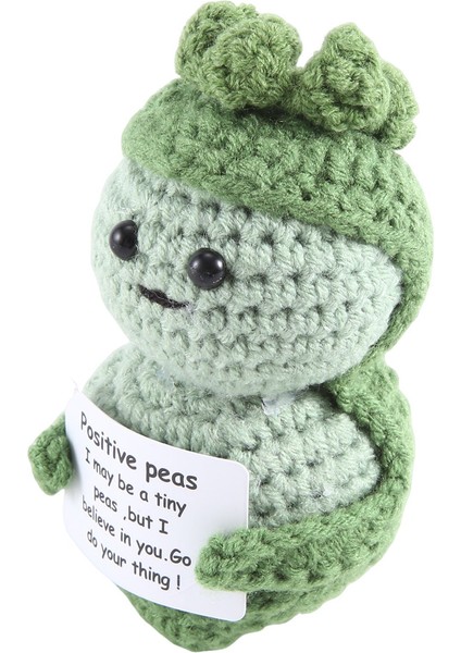 Komik Pozitif Hediyeler Pozitif Kartlı Mini Örme Bebek Yetişkin Çocuklar Için Sevimli Pozitif Hediyeler Aşıklar Doğum Günü, Bezelye (Yurt Dışından) fiyatları