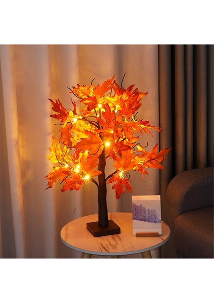 Sonbahar Dekorasyonu Akçaağaç Yaprağı Ağaç Işıkları, 24 Led'li, Sonbahar Yaprakları ile 60CM Işık Ağacı Masa Sonbahar Için Dekorasyon (Yurt Dışından) fiyatları