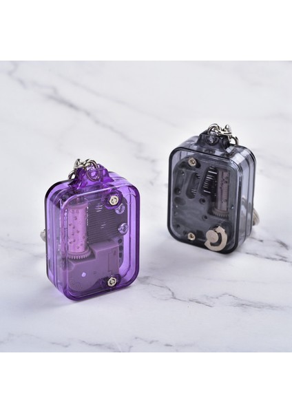 Koyu Mor Müzik Kutusu Kendin Yap 18 Ton Mekanik Metal Müzik Kutuları Çocuklar Için Xmas Hediyeleri Vidalarla Saat Ev Dekorasyonu (Yurt Dışından) modelleri