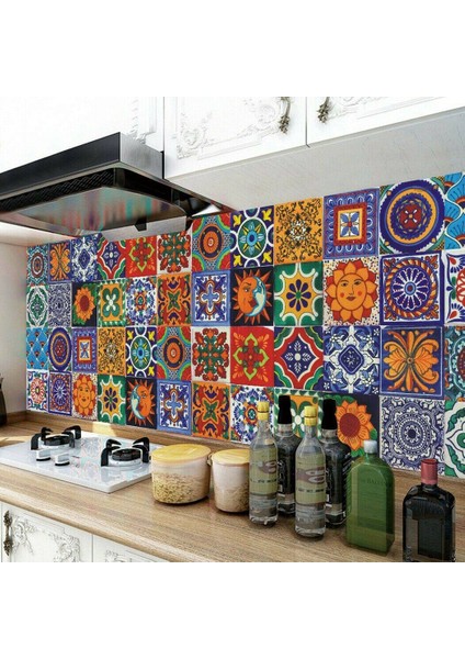 24PCS Kendinden Yapışkanlı Mozaik Tuğla Kiremit 3D Etiket Mutfak Banyo Duvar ÇIKARTMALARI-10X10CM (Yurt Dışından) fiyatları