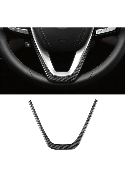 Bmw 5 Serisi G30 G38 2018-2021 Karbon Fiber Araba Direksiyon Paneli Çerçeve Trim Kapağı Iç Aksesuarlar (Yurt Dışından) indirimleri