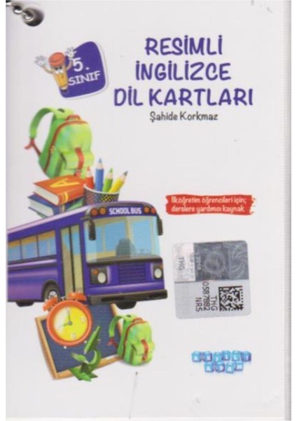 5. Sınıf Resimli İngilizce Dil Kartları Eğitim Seti İlköğretim Öğrencileri için Eğlenceli Öğrenme fiyatları