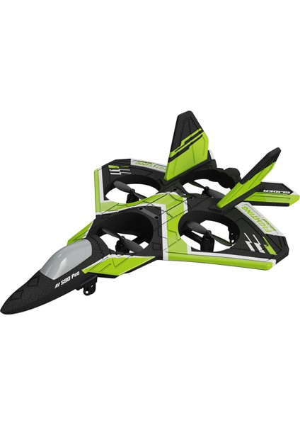 Uzaktan Kumandalı Iha Yükseltme Köpük Sabit Kanatlı Uçak Işıklı Set Yükseklik Modeli Çocuk Oyuncağı - Yeşil (Yurt Dışından)