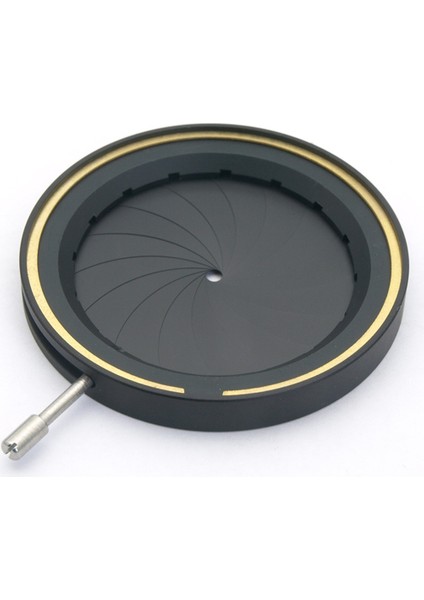 2.5-36MM Amplifikatör Çapı Metal Zoom Optik Iris Diyafram Diyafram Kondansatörü Kamera Lens Mikroskobu Için (Yurt Dışından)