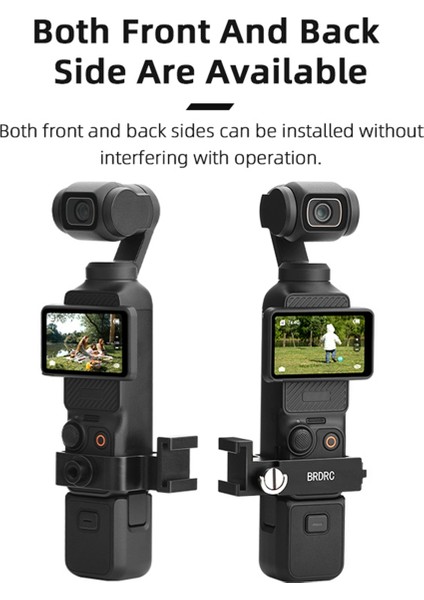 Brdrc Kamera Genişletme Adaptörü Genişletme Çerçevesi Braketi Tutucu Standı Djı Osmo Pocket 3 Kamera Aksesuarları Için (Yurt Dışından) modelleri