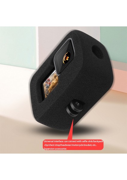 Gopro9 Hero9 Için Rüzgar Geçirmez Köpük Sünger Kılıfı Ön Cam Bisiklet Gürültü Azaltma Koruma Aksesuarları Çizilmez (Yurt Dışından) fırsatları