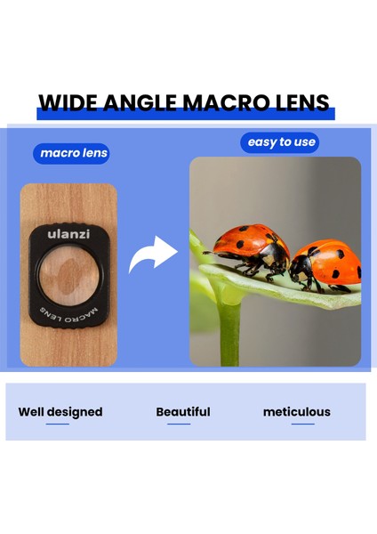 Ulanzi Op-5 Op-6 Geniş Açı Makro Lens Dji Osmo Pocket 10X Hd 4K Makro Lens Gimbal Aksesuarları Manyetik Lensler (Yurt Dışından) fırsatları