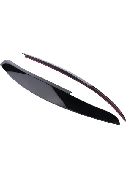 Scirocco Gts 2008-2017 Aksesuarları Için Araba Far Kaş Çıkartması Dekorasyonu Siyah (Yurt Dışından)