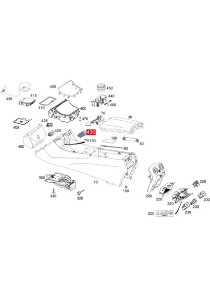 Mercedes-Benz C118 W177 W247 X253 2019-2023 Type-C Hub Multimedya Ünitesi Için A2478209000 Araç USB Şarj Portu Modülü (Yurt Dışından) fiyatları