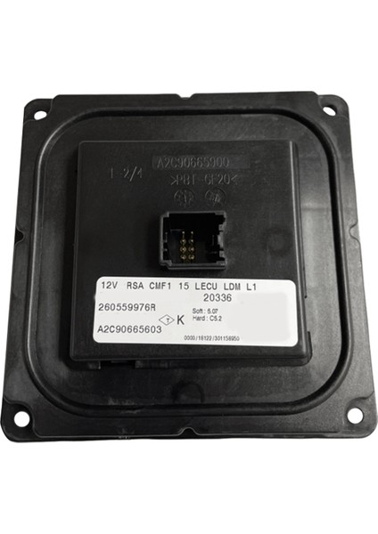 Renault Megane Captur 2013-2019 Için Araç Far Sürücü Ünitesi Modülü 260559976R Gündüz Farı Modülü A2C90665603 (Yurt Dışından) indirimleri