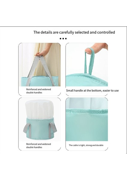 Katlanabilir Ayak Banyosu Kovası Derinleştirme Havzası Taşınabilir Lavabo Kamp Ayak Yıkama Çantası Açık Hava Seyahatleri Için, Lacivert (Yurt Dışından)