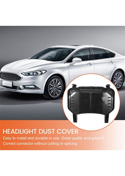 Ford Mondeo Mk4 2008, 2009, 2010, 2011, 2012 ve 2013 Için 1 Çift Araba Ön Far Lambası Toz Kapağı Kapağı Kapağı (Yurt Dışından) fırsatları