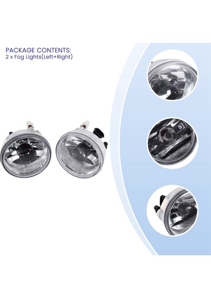 1paır Araç Ön Tampon Sis Lambaları Montaj Sürüş Lambası Sis Lambası Suzuki Sx4 2007-2012 Aerio 2002-2004 (Yurt Dışından)