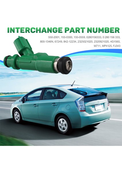 Toyota Prıus Echo Scıon Xa Xb 1.5l Için 23250-21020 Yeni Yakıt Enjektör Memesi (Yurt Dışından) indirimleri