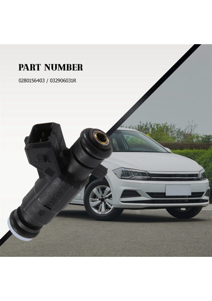 Adet Yakıt Enjektörü Araba Aksesuarları Golf Saverıo Spacefox Voyage Crossfox 1.6t 0280156403 032906031R (Yurt Dışından) fırsatları